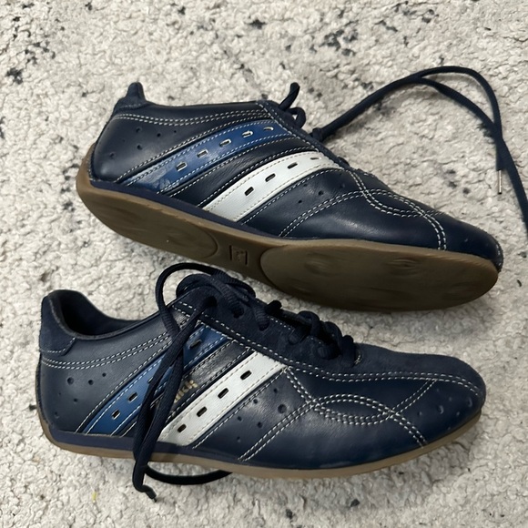 Quick Shoes - Quick Stylish Blue Women's Sneakers GLD Made In Italy Size 5